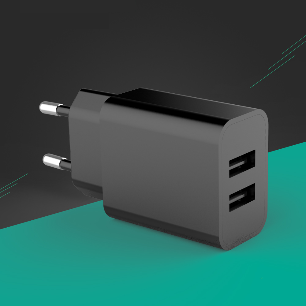 Dual USB Wall Charger 5V 2A