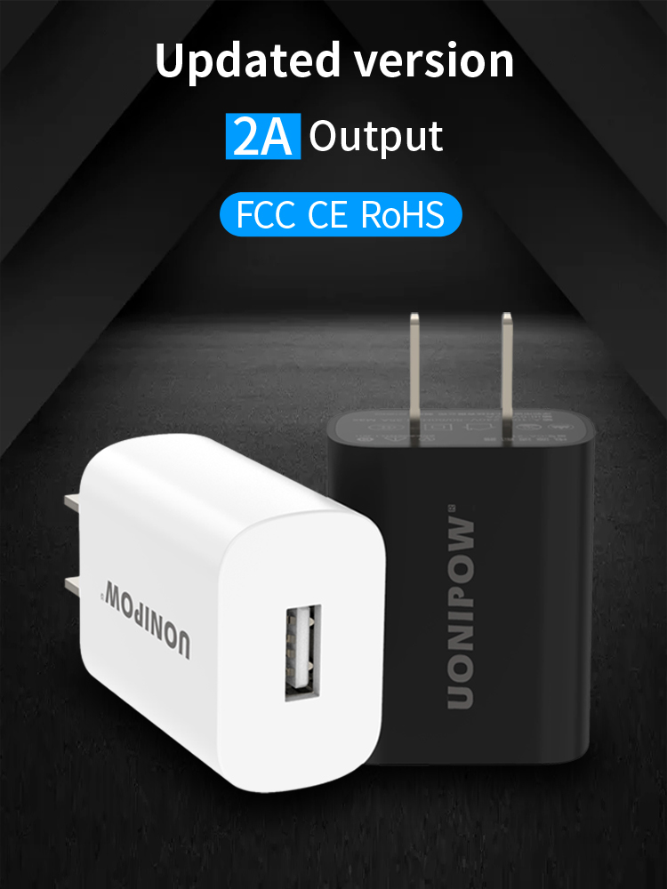 US EU Plug Adapter Fast Phone Charger 5v 2a for iphone 3c certified wall mount USB charger